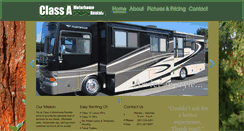 Desktop Screenshot of classamotorhomerentals.net